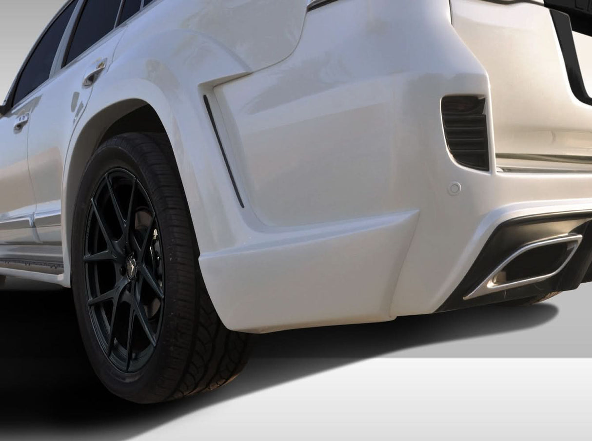 2013-2015 Toyota Land Cruiser Eros Version 1 Style Wide Body Rear Fender Flares - FRP