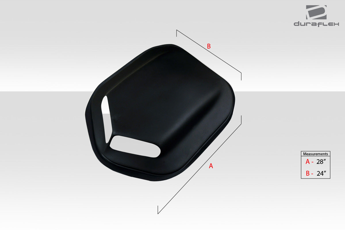 Universal Shaker Style Hood Scoop - 1 Piece - FRP