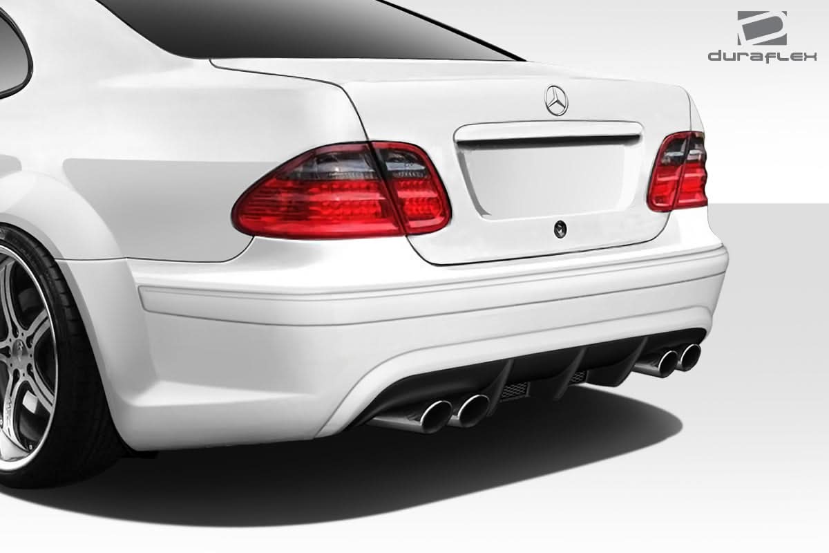 1998-2002 Mercedes CLK W208 Black Series Look Wide Body Rear Bumper - FRP