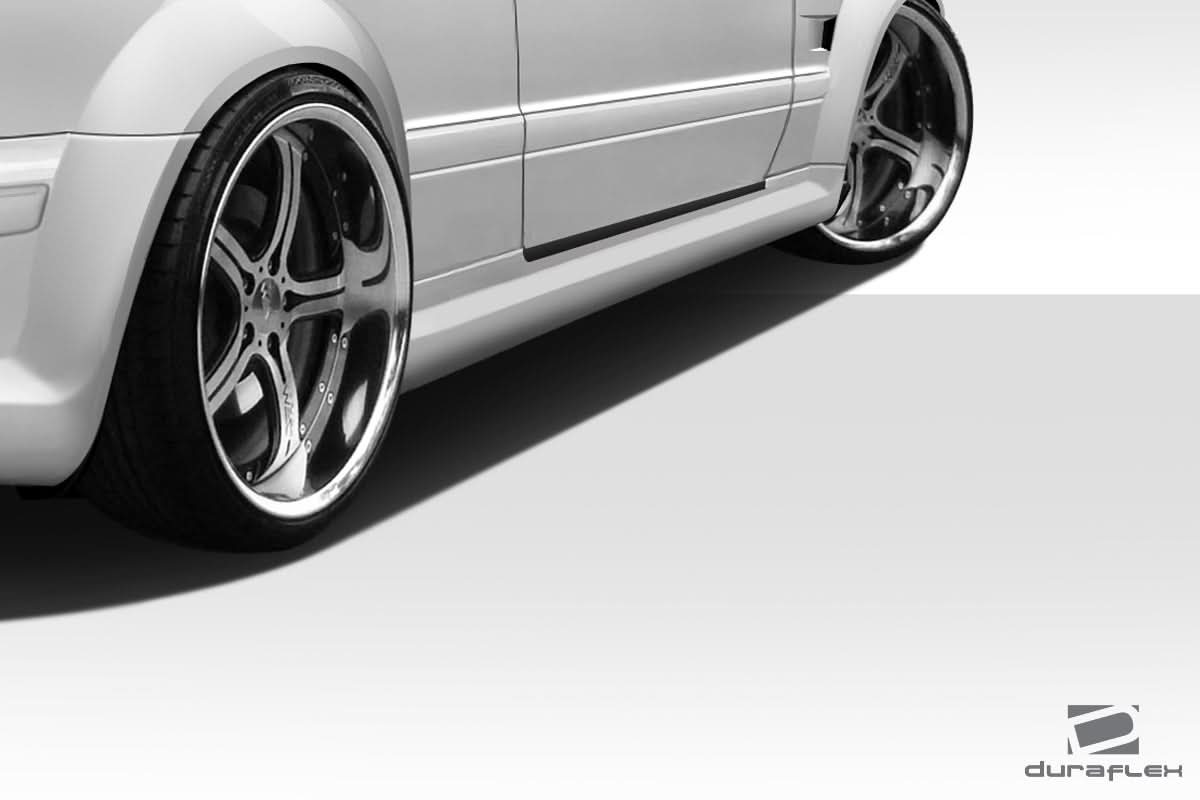 1998-2002 Mercedes CLK W208 Black Series Look Wide Body Side Skirts - FRP