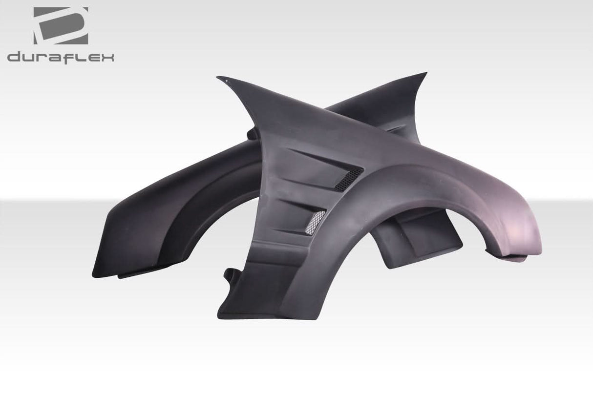 1998-2002 Mercedes CLK W208 Duraflex Black Series Look Wide Body Front Fender Flares - 2 Piece