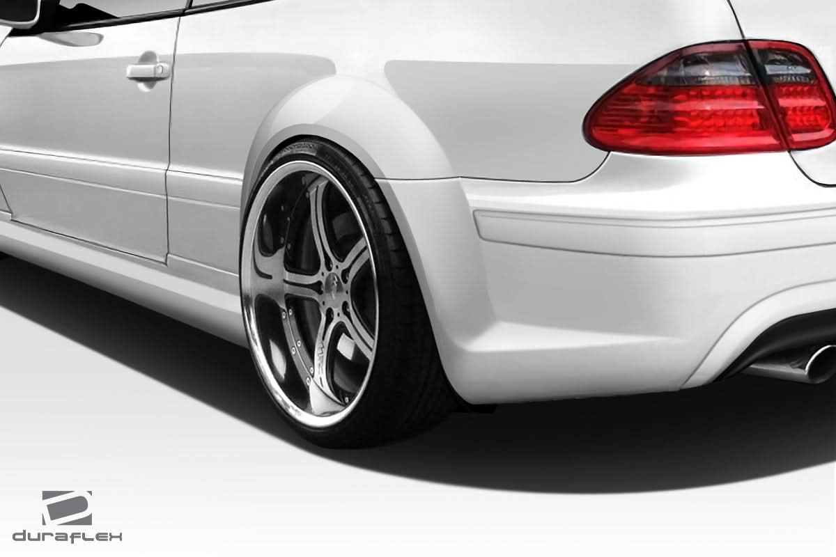 1998-2002 Mercedes CLK Black Series Look Wide Body Rear Fender Flares - FRP