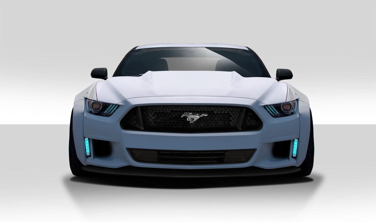2015-2017 Ford Mustang Grid Style Front Bumper Cover - FRP