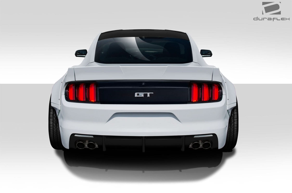 2015-2017 Ford Mustang Grid Style Rear Bumper Cover - FRP
