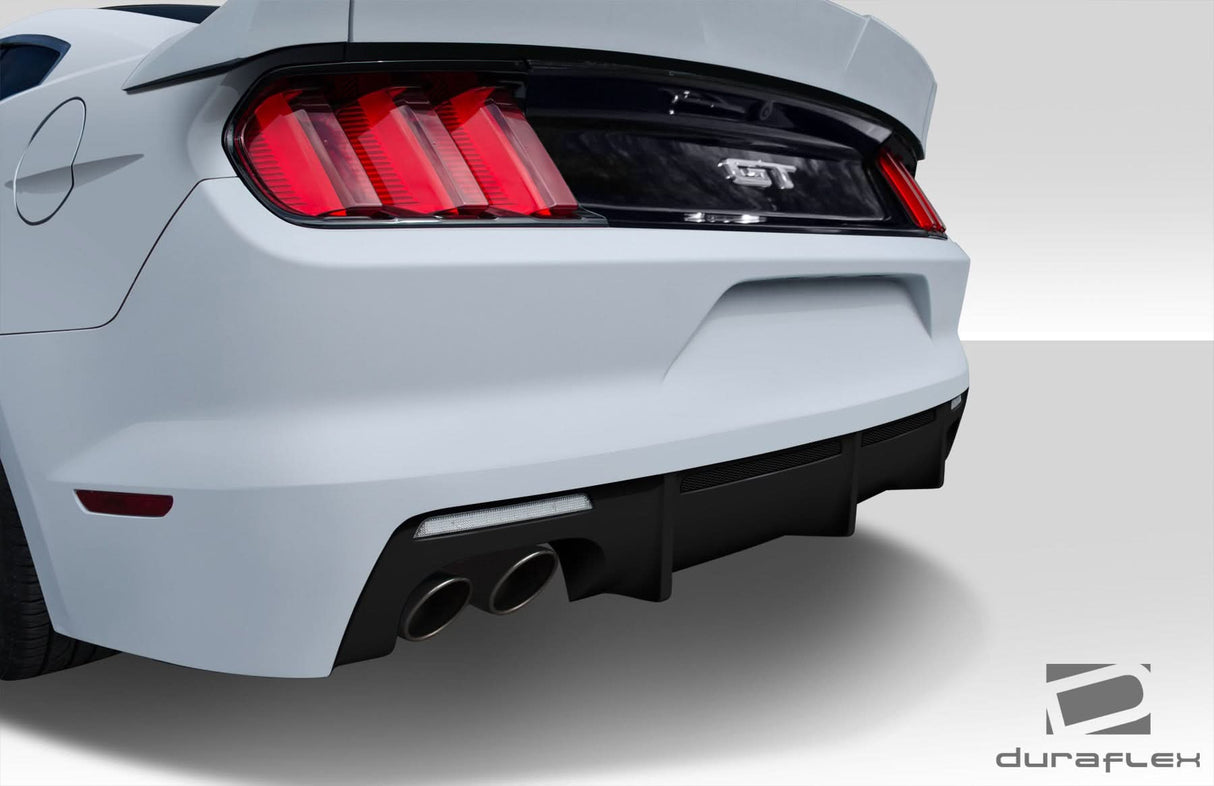 2015-2017 Ford Mustang Grid Style Rear Bumper Cover - FRP