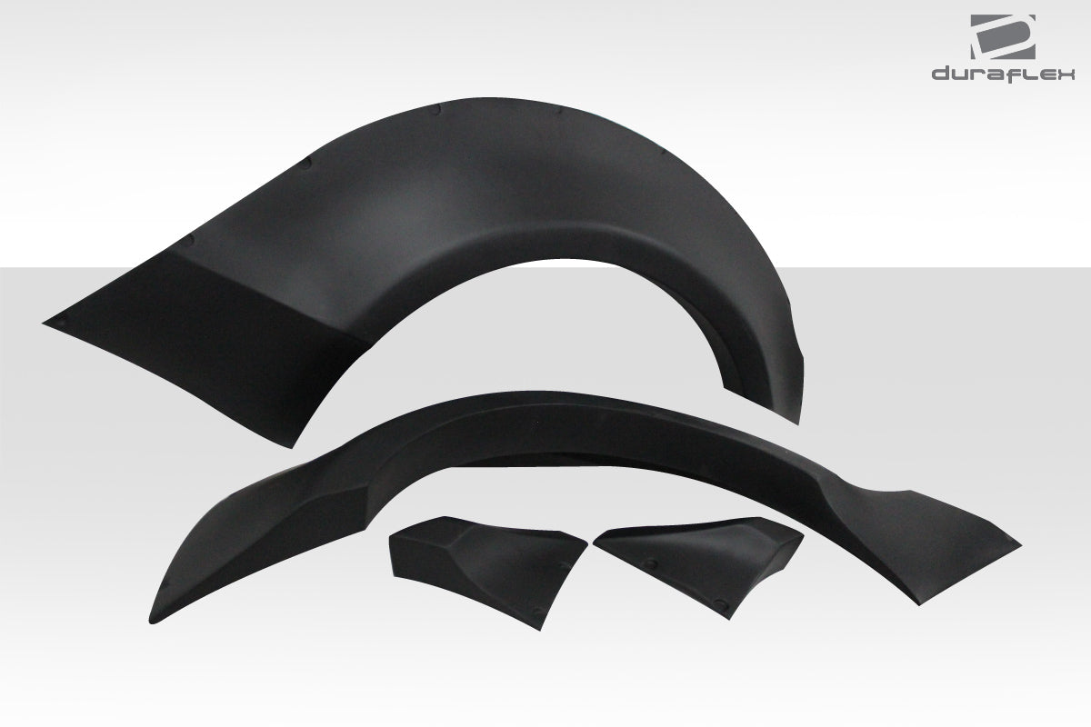 2015-2023 Ford Mustang Duraflex Grid Wide Body Rear Fender Flares - 4 Piece