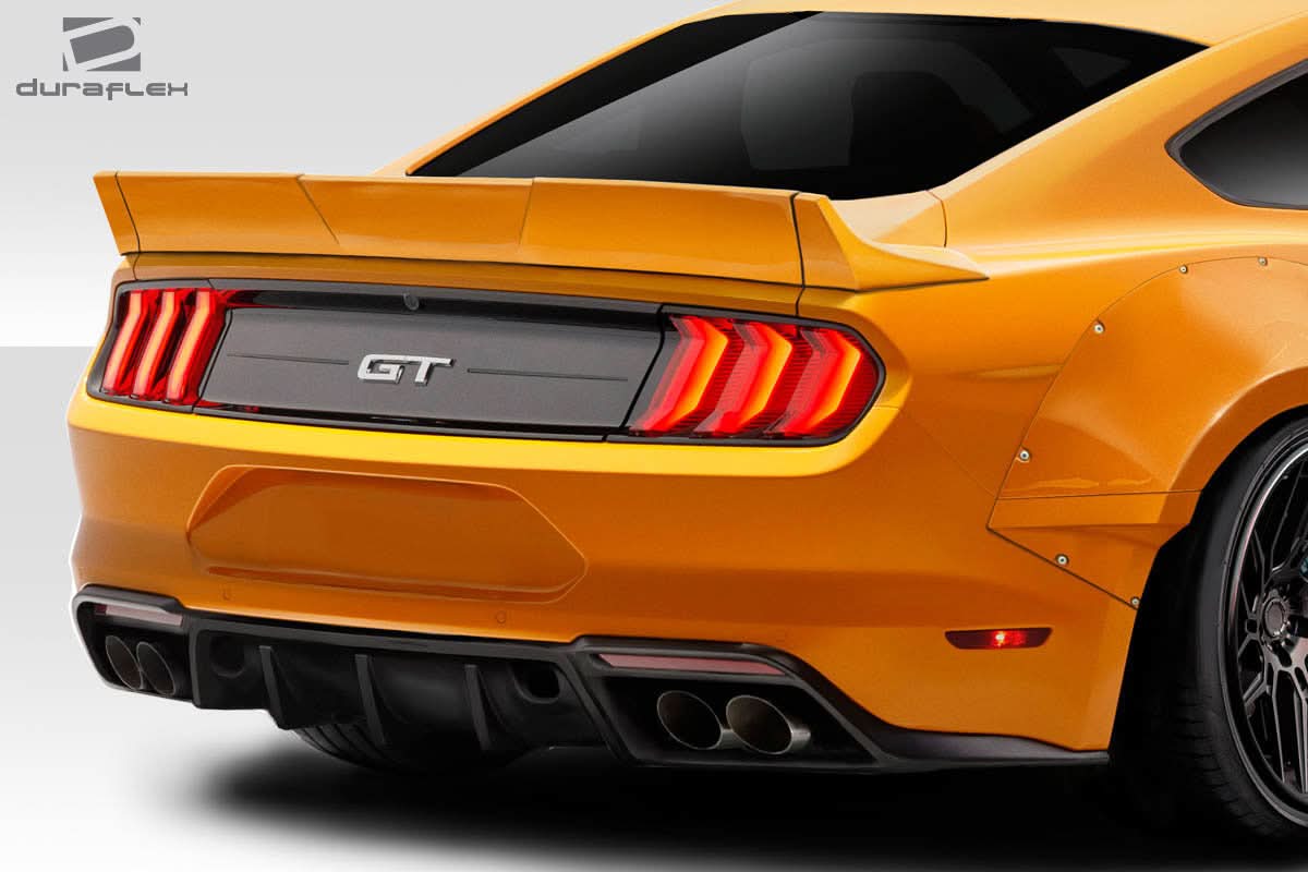 2015-2023 Ford Mustang Grid Style Rear Wing Spoiler - 3 Piece