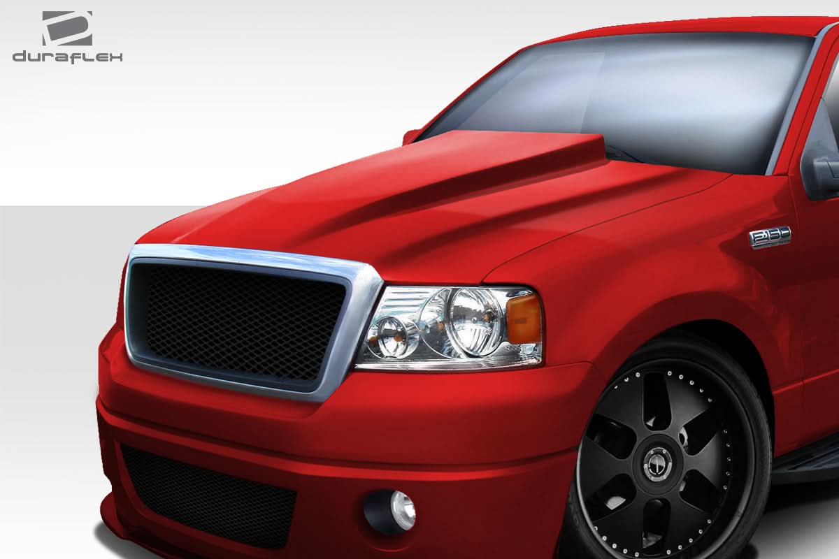 2004-2008 Ford F-150 Cowl Hood - 1 Piece - FRP