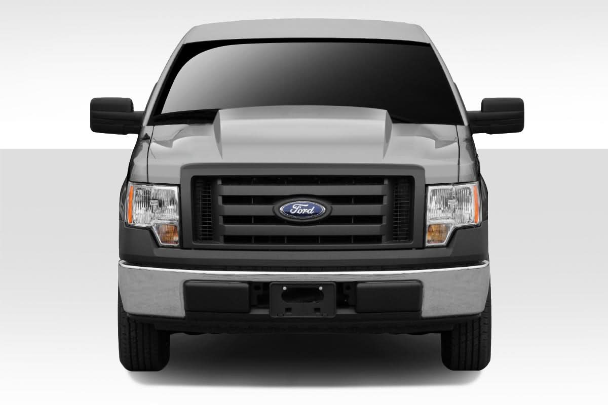 2009-2014 Ford F-150 Cowl Hood - 1 Piece - FRP
