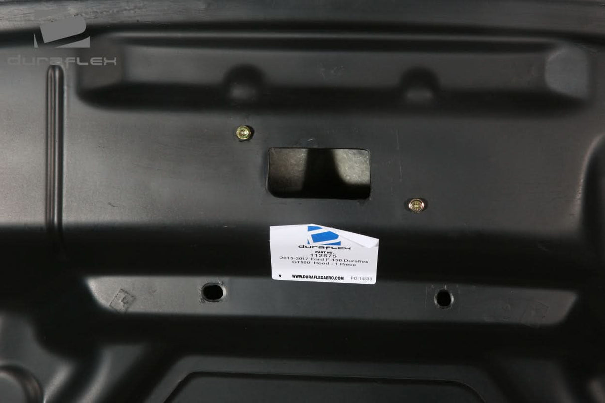 2015-2020 Ford F-150 GT500 Style Hood - 1 Piece - FRP