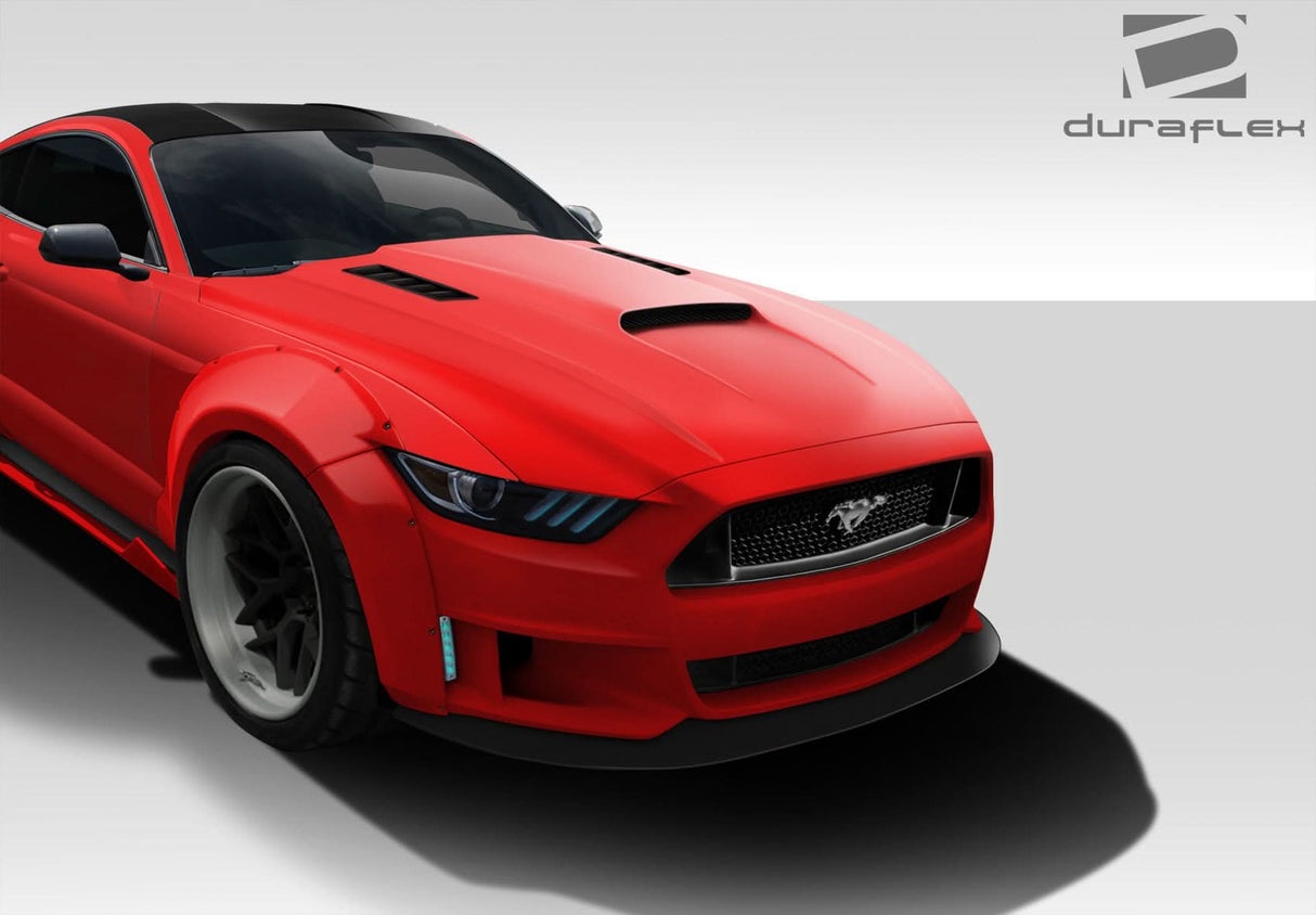 2015-2017 Ford Mustang CVX Style Hood - FRP