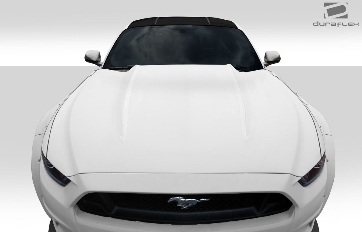 2015-2017 Ford Mustang Cowl Hood - 1 Piece - FRP