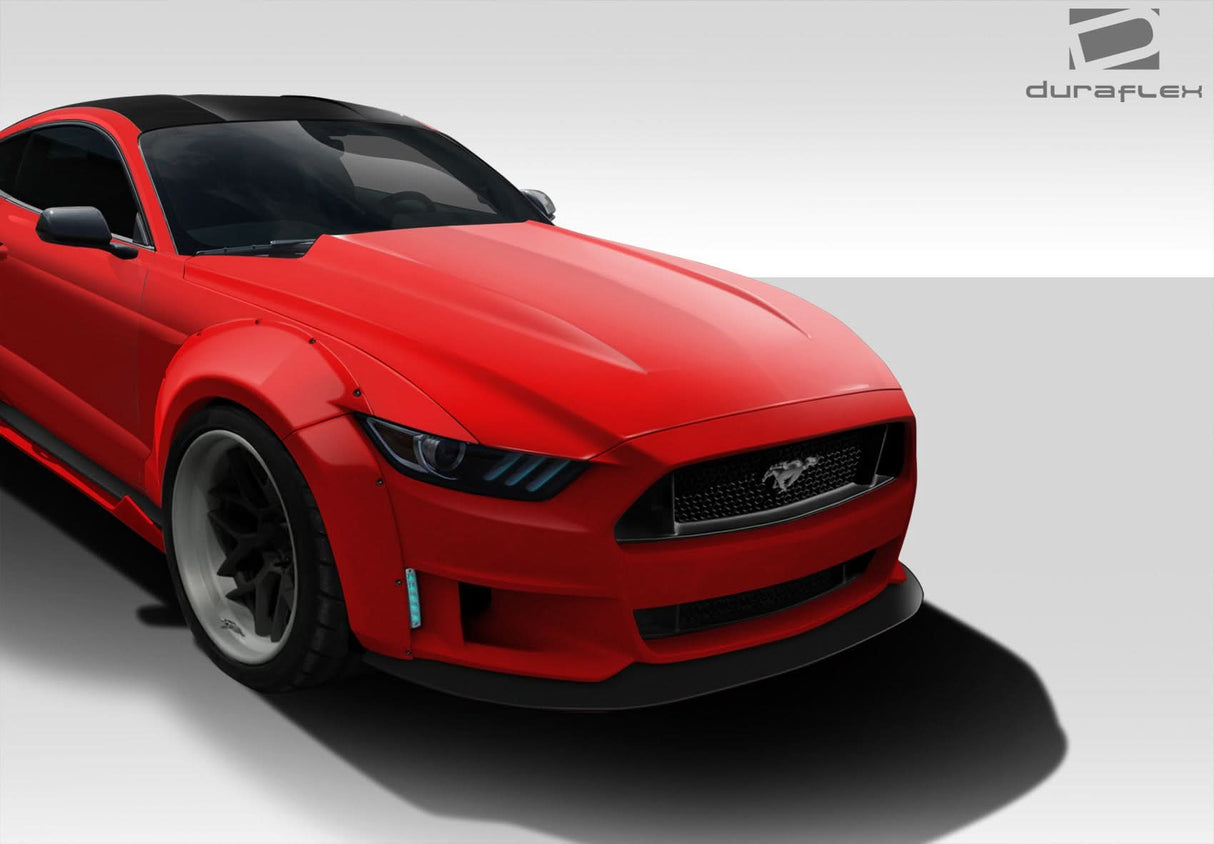 2015-2017 Ford Mustang Cowl Hood - 1 Piece - FRP