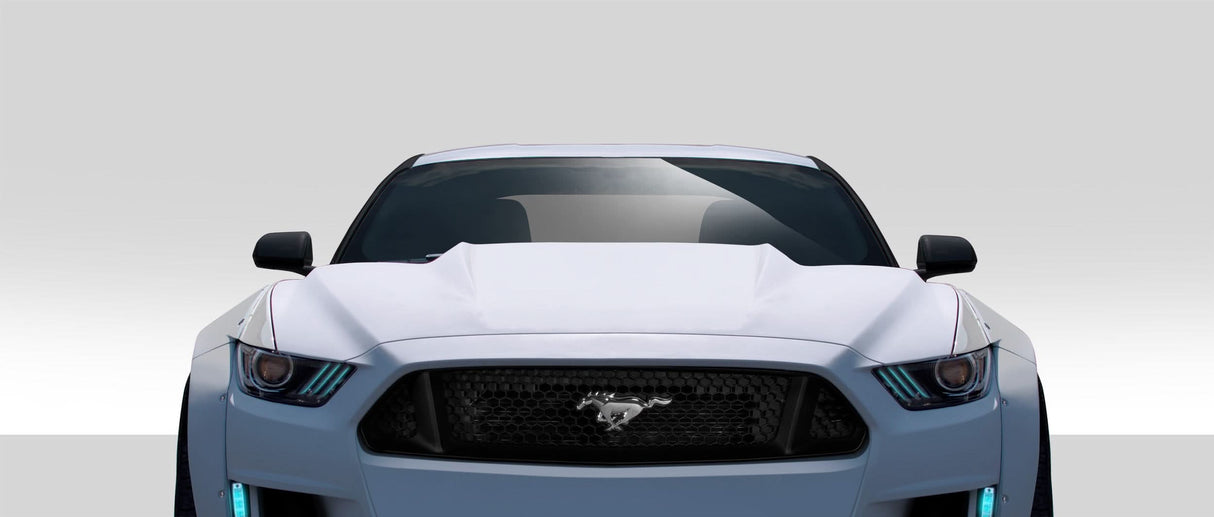 2015-2017 Ford Mustang Cowl Hood - 1 Piece - FRP