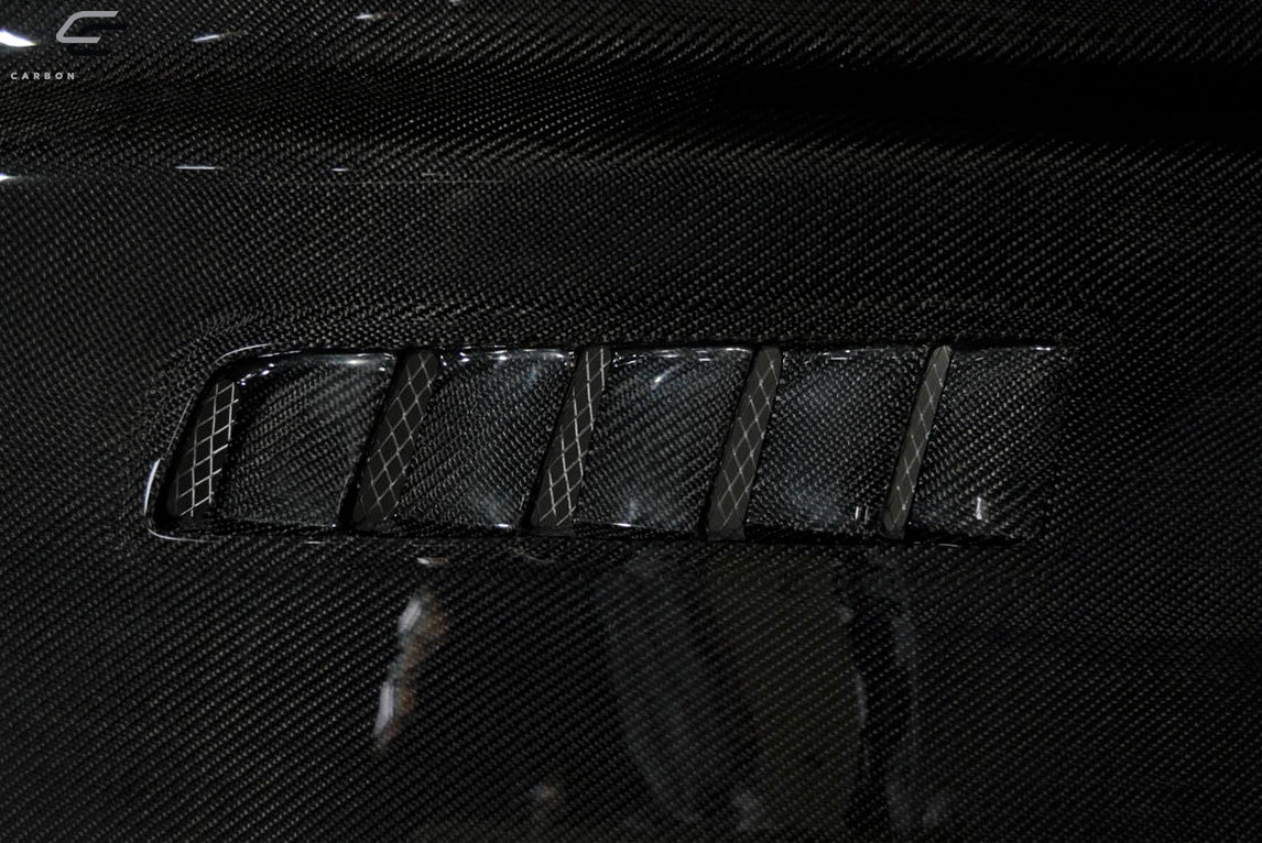 2015-2017 Ford Mustang Carbon Creations GT500 Hood - 1 Piece