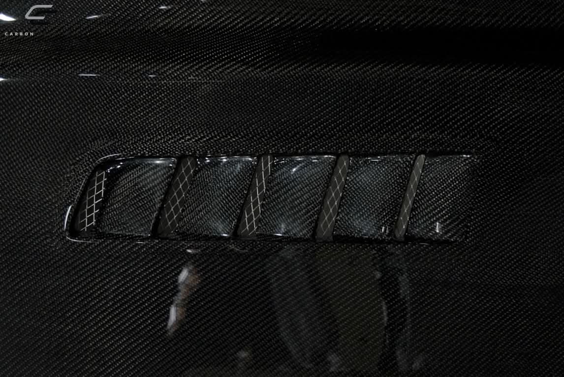 2015-2017 Ford Mustang GT500 Style Hood - Carbon Fiber