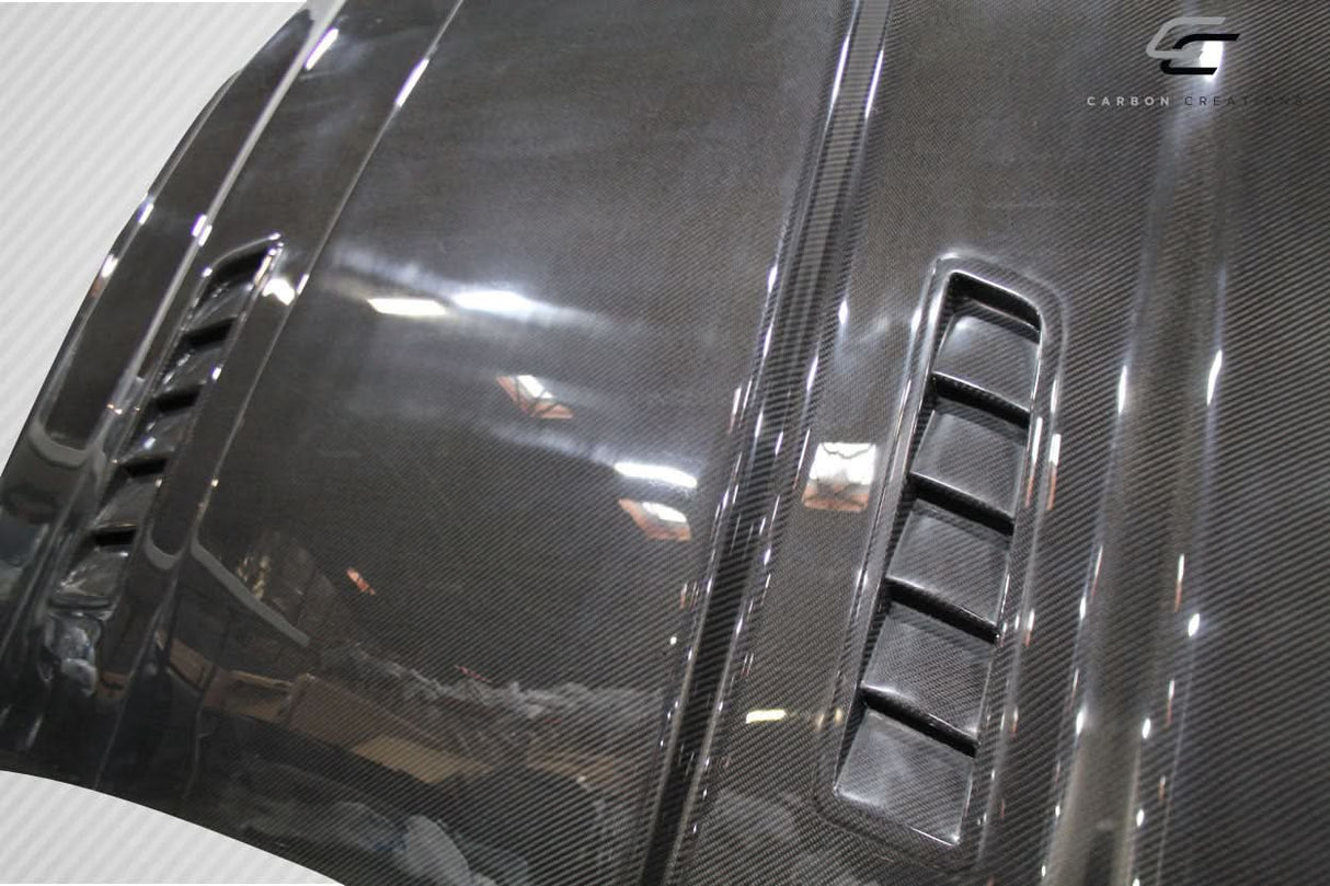 2015-2017 Ford Mustang CVX Style Hood - Carbon Fiber