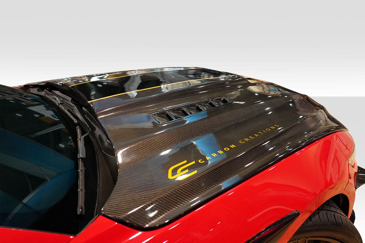2015-2017 Ford Mustang CVX Style Hood - Carbon Fiber