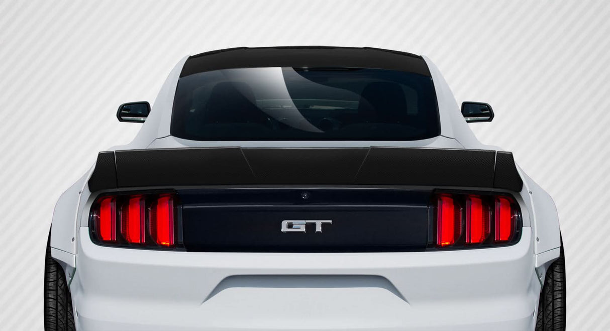 2015-2023 Ford Mustang Grid Style Rear Wing Spoiler - 3 Piece