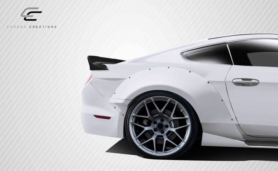 2015-2023 Ford Mustang Grid Style Rear Wing Spoiler - 3 Piece