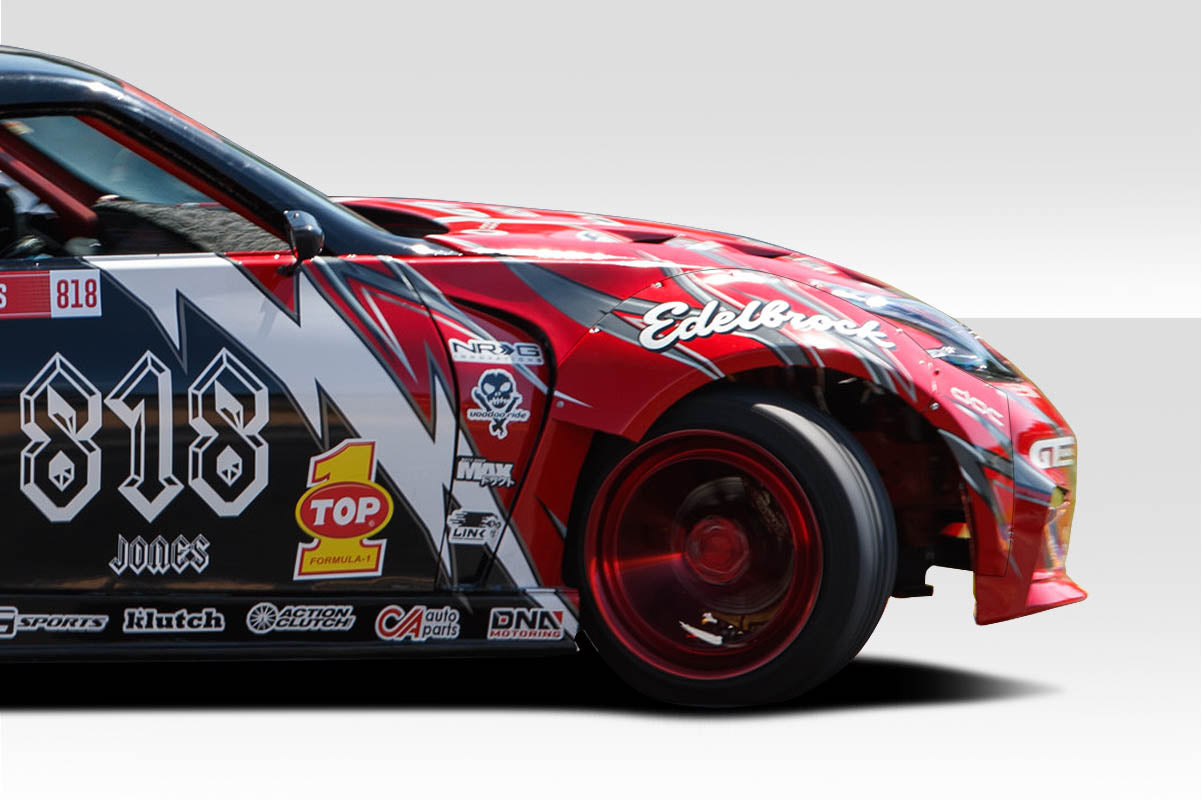 2009-2020 Nissan 370Z Z34 Duraflex 75mm Circuit Front Fender Flares - 2 Piece