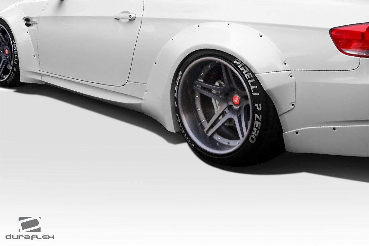 2008-2013 BMW M3 Circuit Style Wide Body Rear Fender Flares - FRP