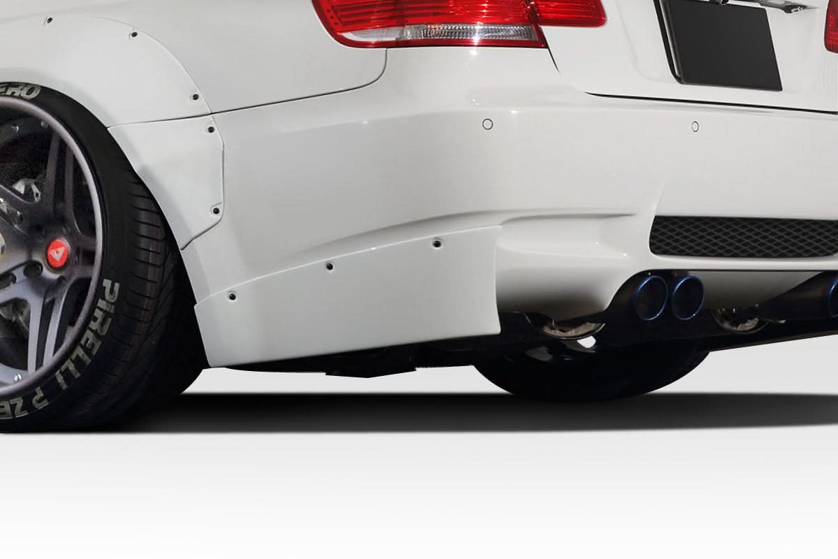 2008-2013 BMW M3 Circuit Style Rear Bumper Extensions - 2 Piece