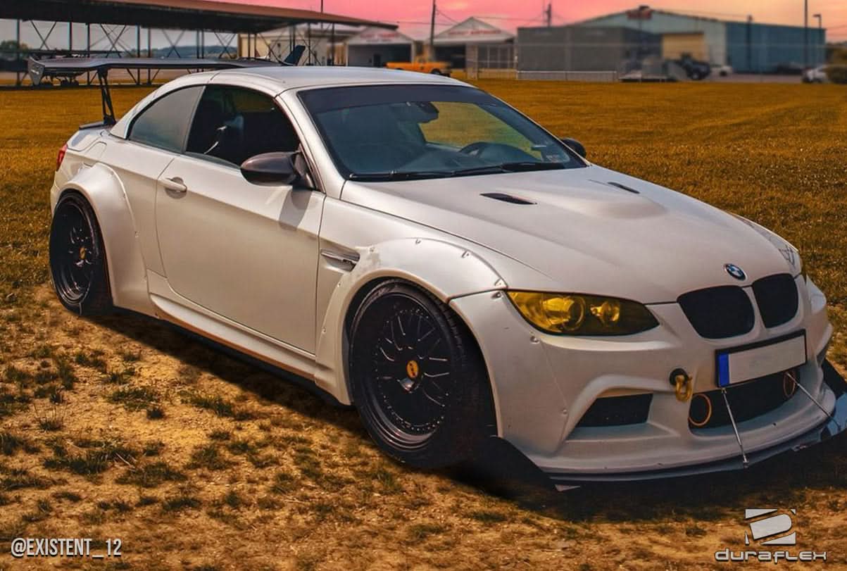 2008-2013 BMW M3 Circuit Style Wide Body Kit 8 Piece - FRP