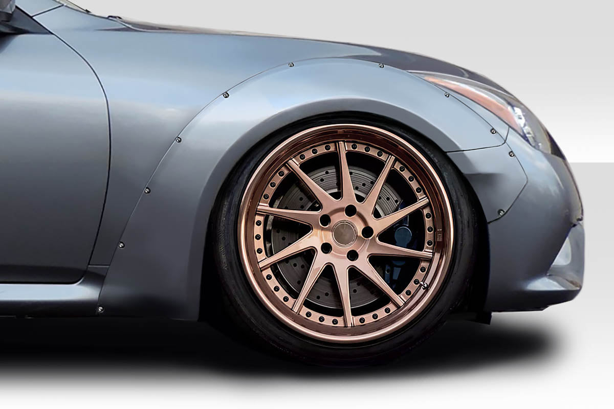 2008-2015 Infiniti G Coupe G37 Q60 Duraflex Circuit 75MM Front Fender Flares - 2 Piece