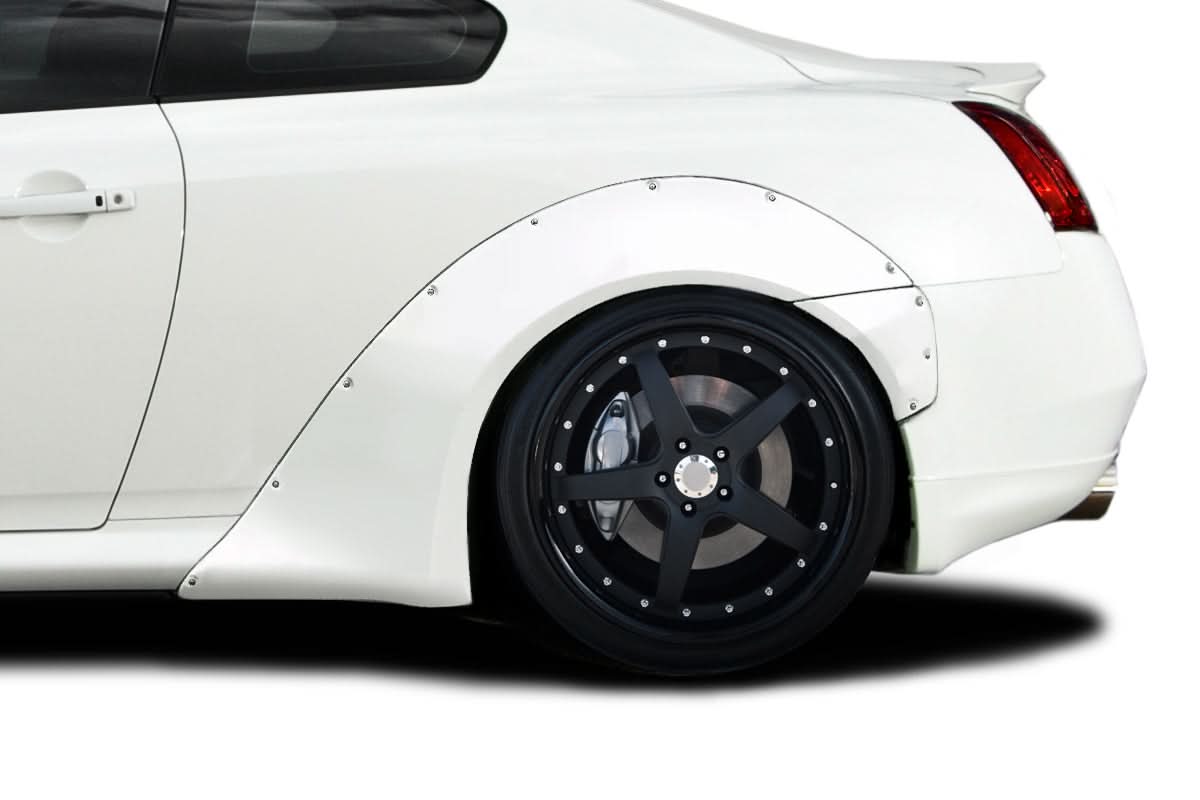 2008-2015 Infiniti G37 Q60 Circuit Style 75MM Rear Fender Flares - FRP