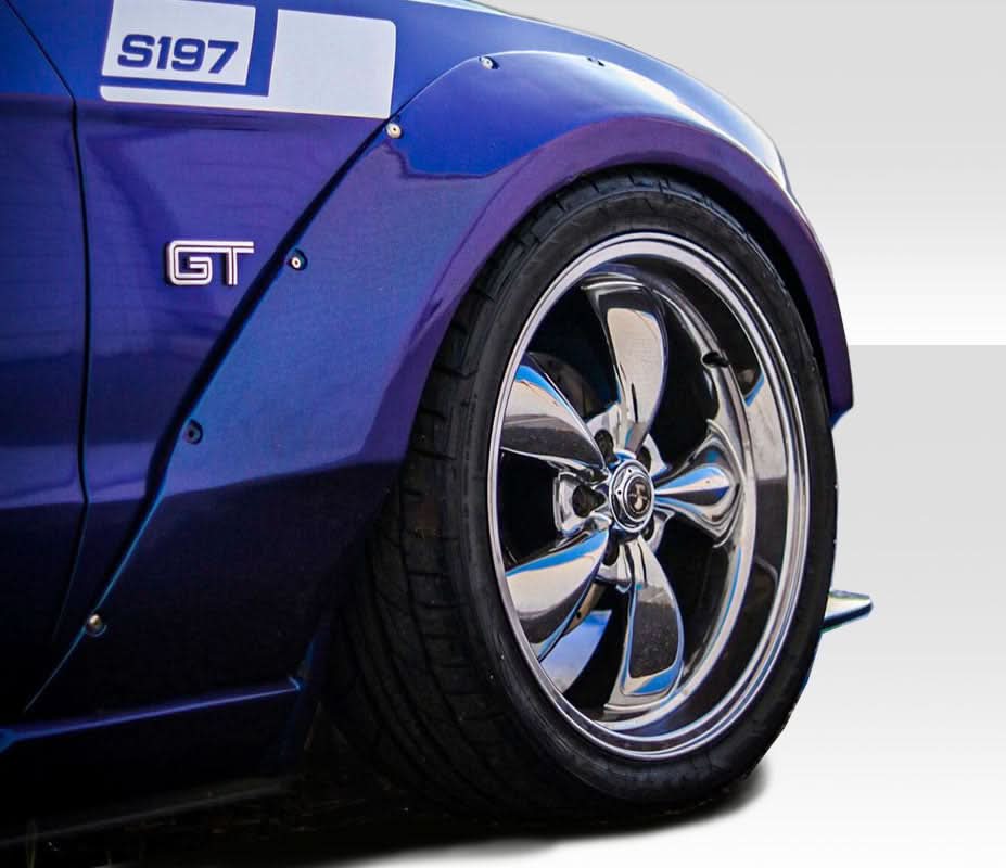 2010-2014 Ford Mustang Circuit Style Front Fender Flares - FRP