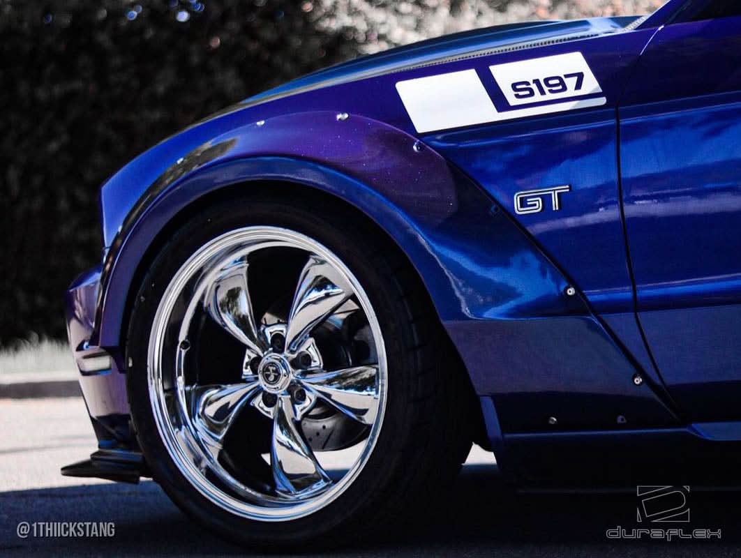 2010-2014 Ford Mustang Circuit Style Front Fender Flares - FRP