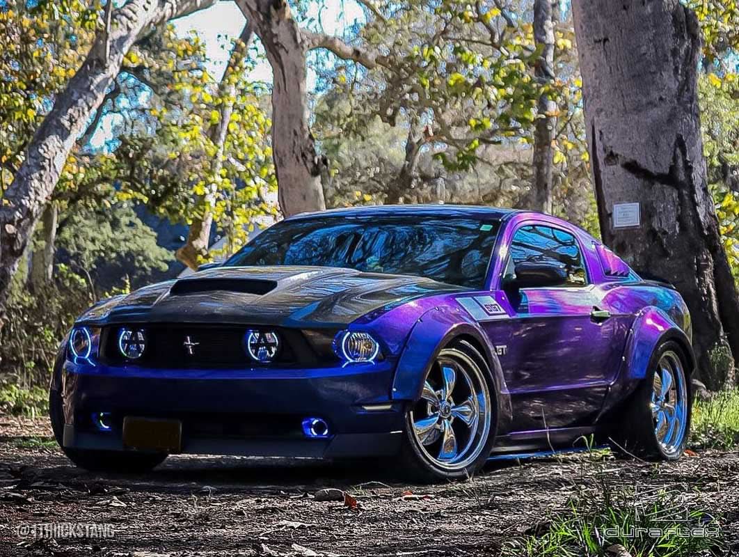 2010-2014 Ford Mustang Circuit Style Front Fender Flares - FRP