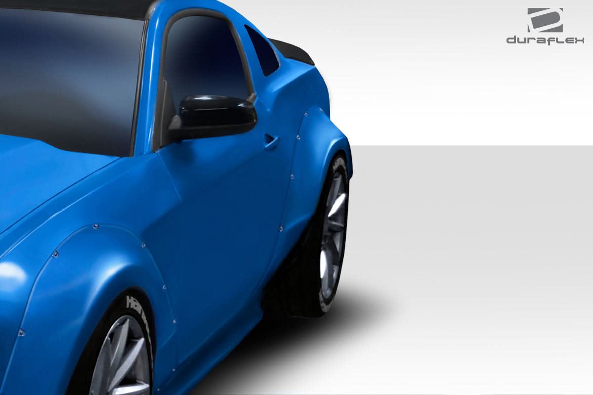 2010-2014 Ford Mustang Circuit Style Rear Fender Flares - FRP