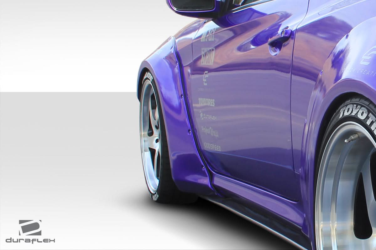 2010-2016 Hyundai Genesis Coupe Circuit 75 MM Front Fender Flares - FRP