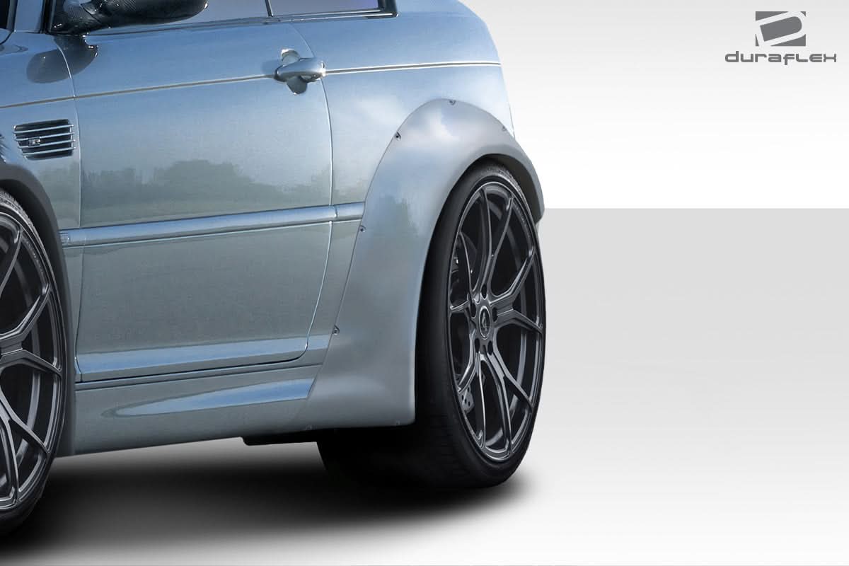2001-2006 BMW M3 E46 Circuit Style 50mm Rear Fender Flares - FRP