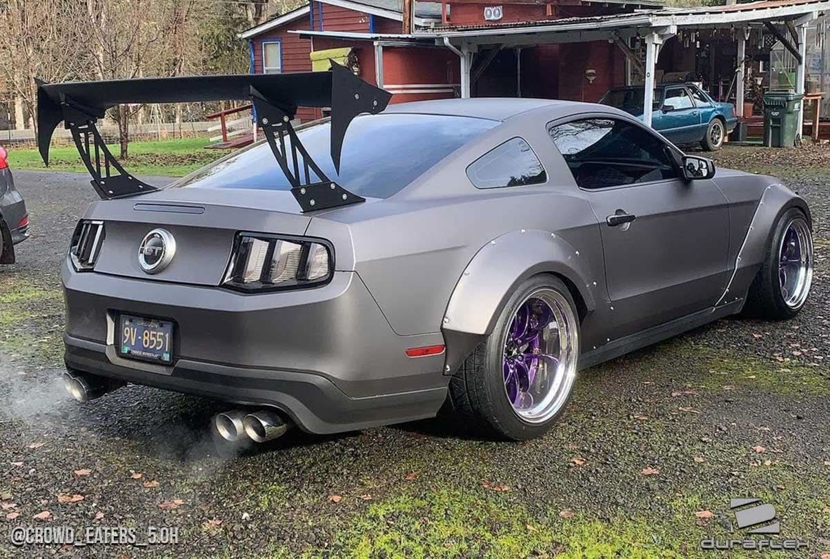 2010-2014 Ford Mustang Circuit Style Wide Body Kit - 4 Piece - FRP
