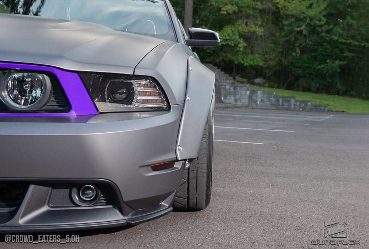 2010-2014 Ford Mustang Circuit Style Wide Body Kit - 4 Piece - FRP