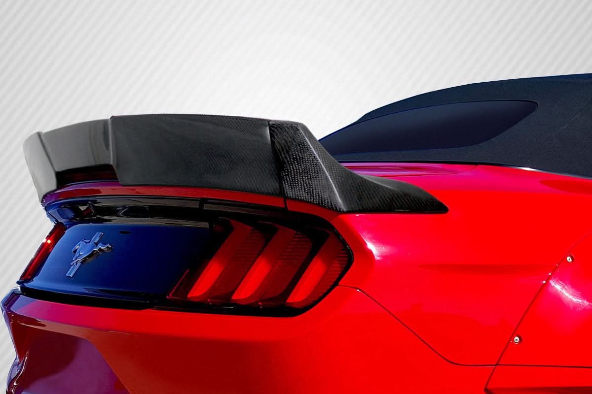 2015-2023 Ford Mustang Convertible Grid Style Rear Wing Spoiler - 3 Piece