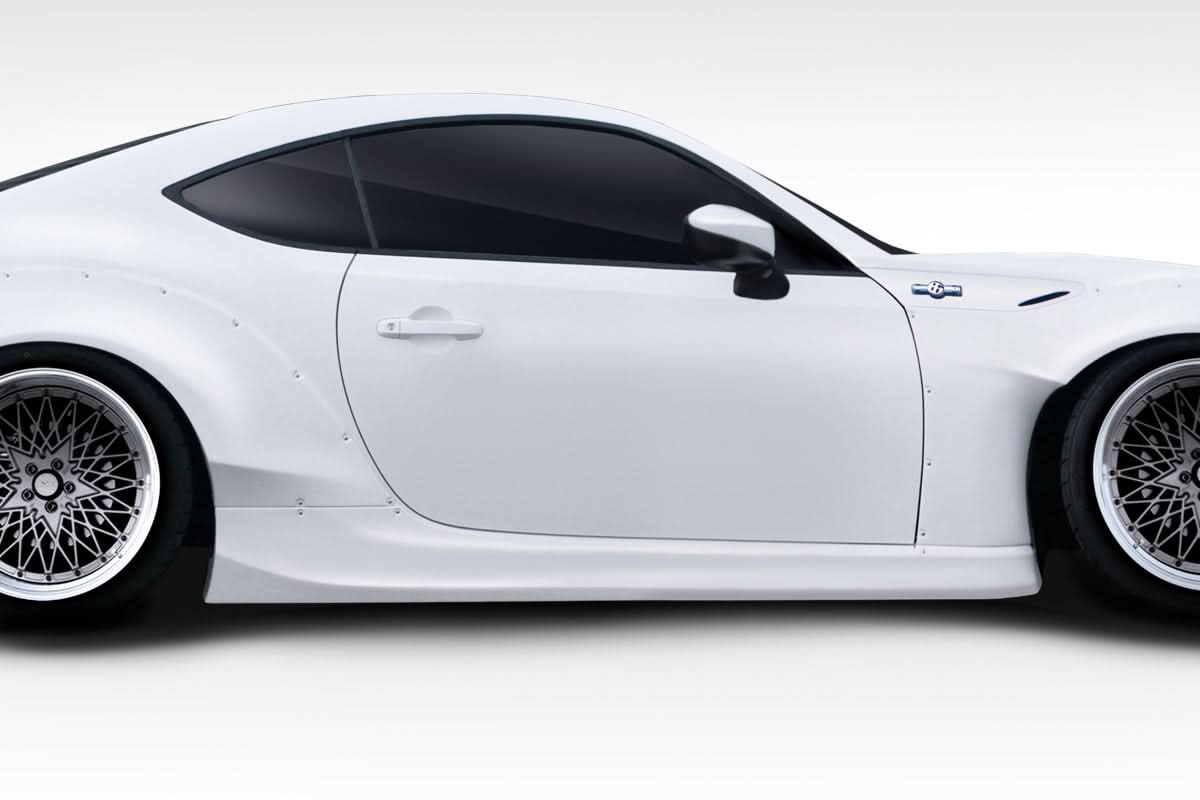 2013-2020 Toyota 86 GT500 V2 Style Side Skirt Rocker Panels - FRP