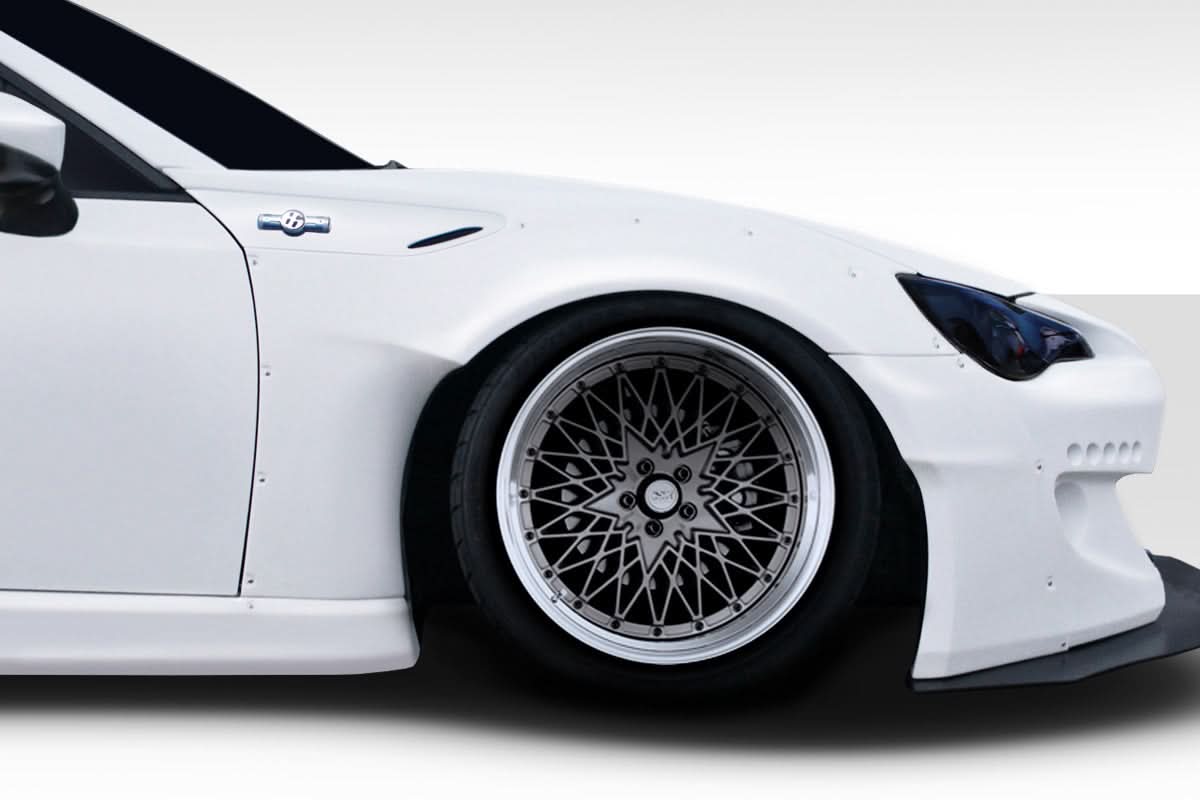 2013-2020 Toyota 86 GT500 V2 Style Front Fender Flares - FRP