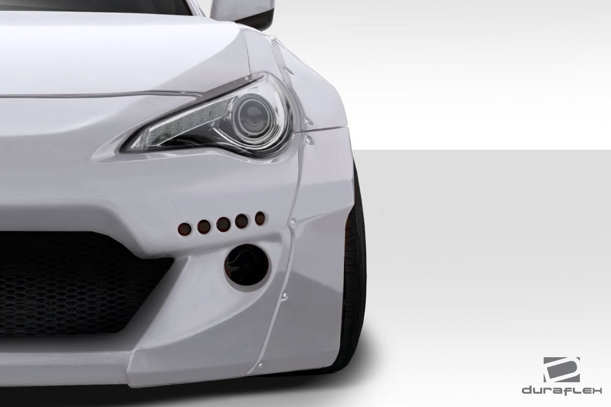 2013-2020 Toyota 86 GT500 V2 Style Front Fender Flares - FRP