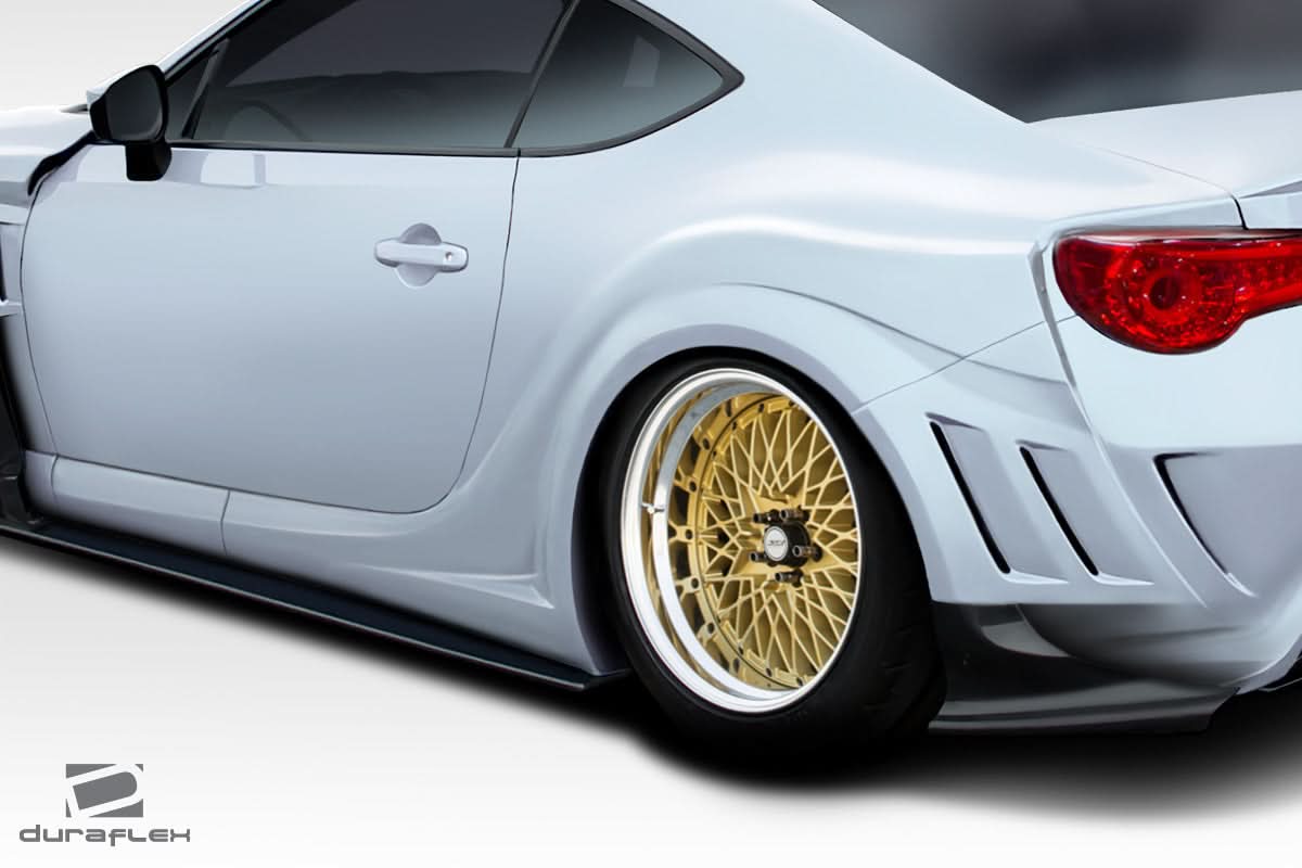 2013-2020 Toyota 86 VR-S Style Wide Body Rear Fender Flares - FRP