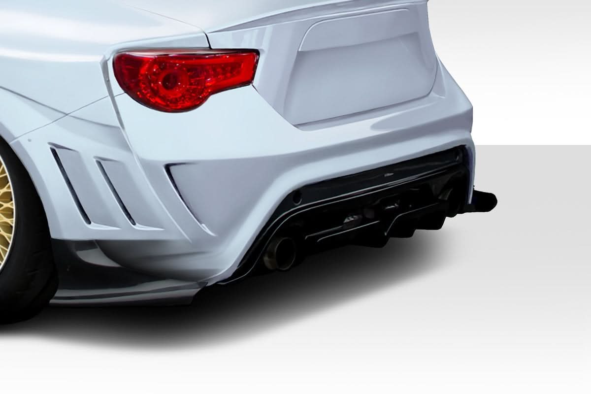 2013-2020 Toyota 86 VR-S Style Wide Body Rear Bumper - 4 Piece