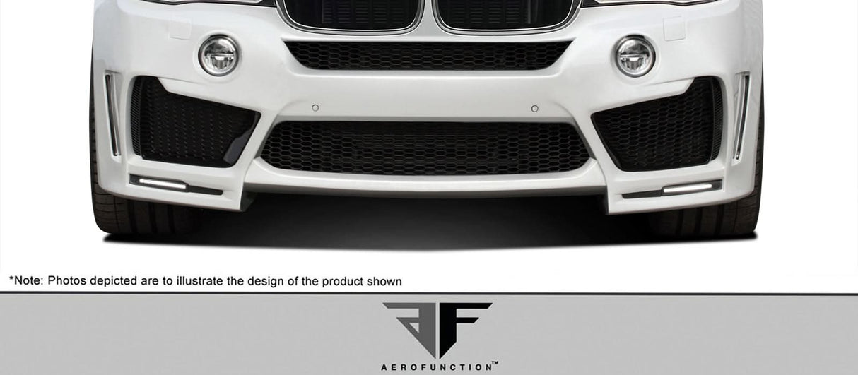 2014-2018 BMW X5 AF-1 Style Wide Body Front Bumper Air Intake - FRP
