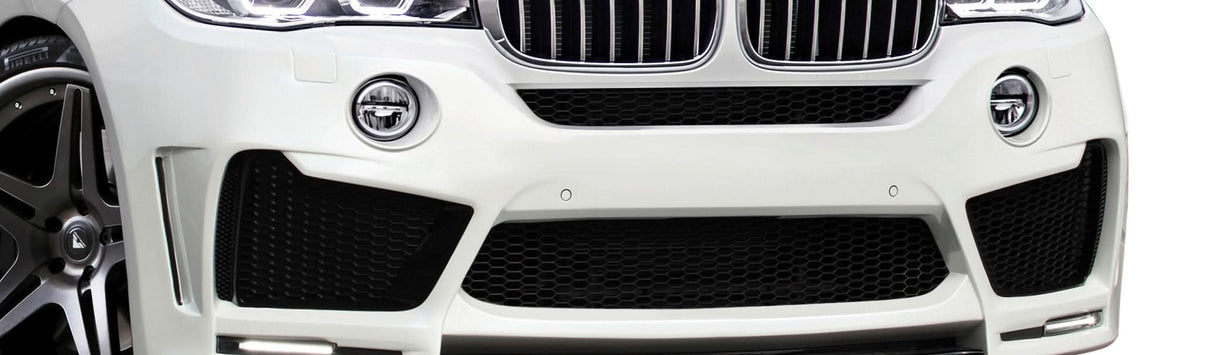 2014-2018 BMW X5 AF-1 Style Wide Body Front Bumper Air Intake - FRP