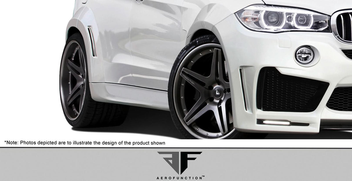2014-2018 BMW X5 AF-1 Style Wide Body Side Skirts - Polyurethane