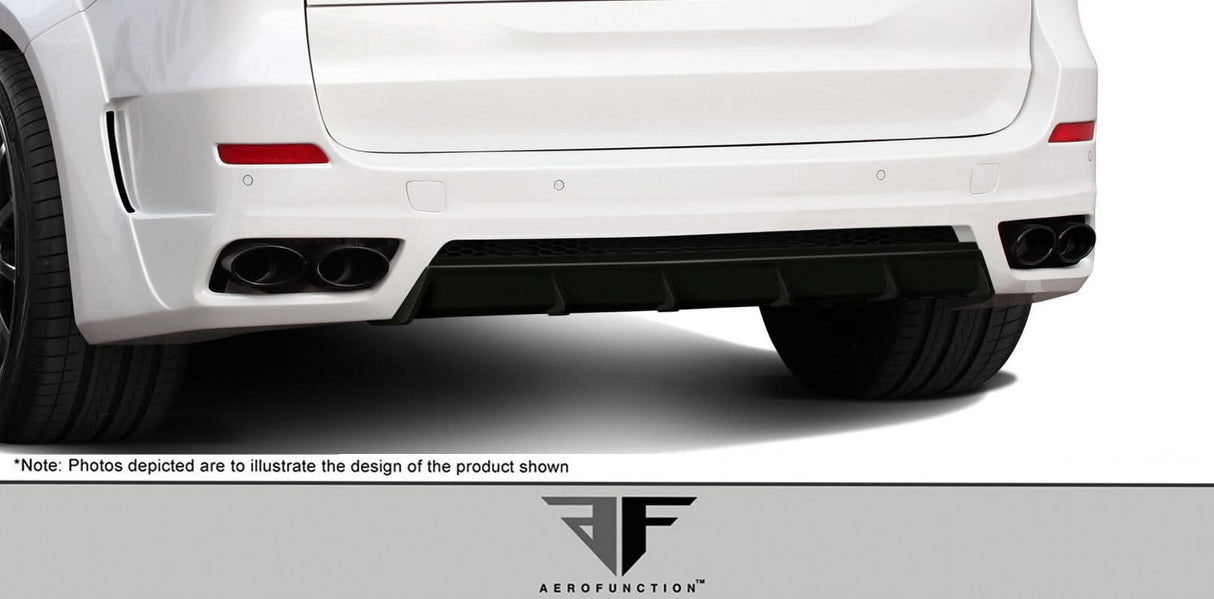 2014-2018 BMW X5 AF-1 Style Wide Body Rear Diffuser - FRP