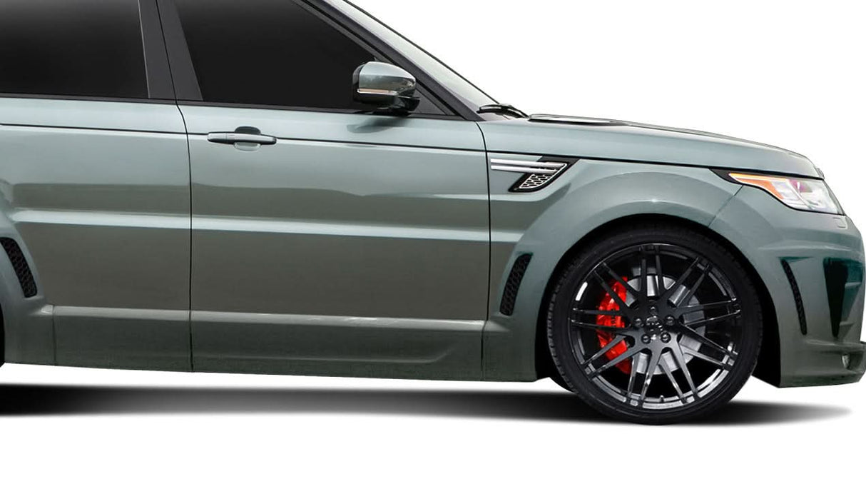 2014-2022 Land Rover Range Rover Sport AF-2 Style Wide Body Front Door Caps - Polyurethane