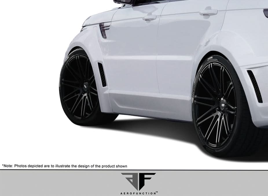 2014-2022 Land Rover Range Rover Sport AF-2 Style Wide Body Front Door Caps - Polyurethane